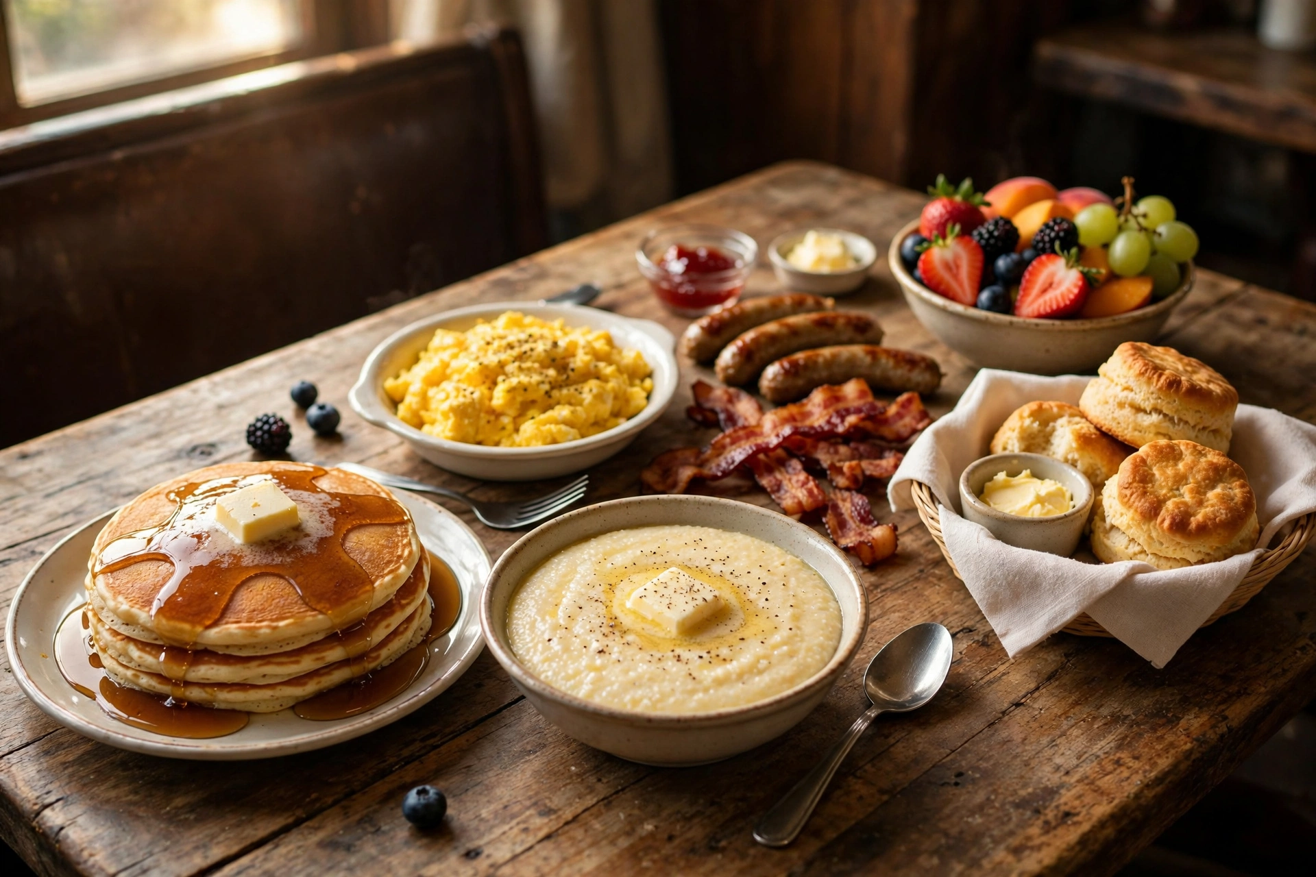 Cracker Barrel breakfast menu and prices: full country breakfast table